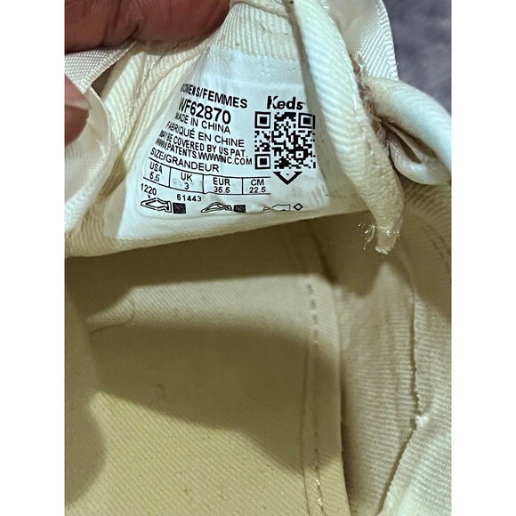 Keds x Kate Spade Gold Glitter Lace Up Shoes Size 5.5 - Wedding day shoes - Picture 5 of 5